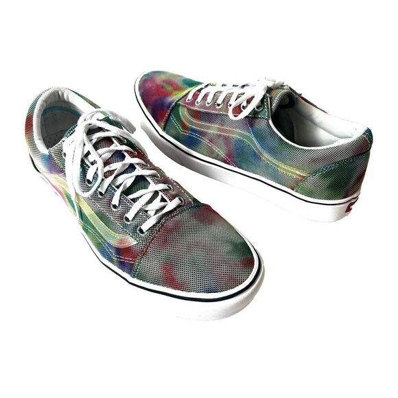 Vans ComfyCush Sneaker Mens 11.5 Multicolor Nylon Shoes Low Top Lace Up Women 13 - Picture 1 of 11
